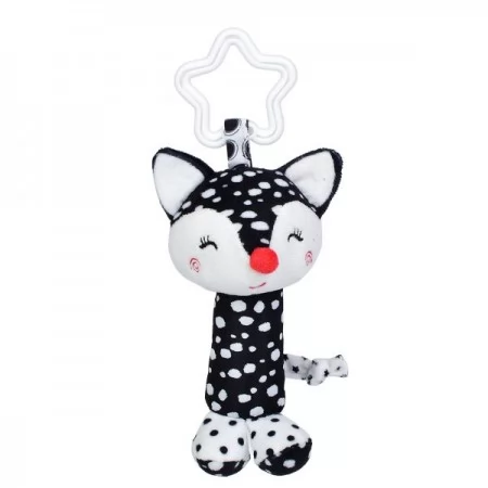 Підвіска на коляску BabyToys HB 0105 тварина з пищалкою 21см