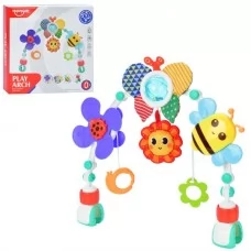 Подвеска HE0305 на коляску 48-36см, погремушка, подвески 3шт, в кор-ке
