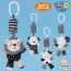 Подвеска K8BW1-4ABCD на коляску, 33см, животное, погремушка, пищалка, плюш, 4 вида, в кульке