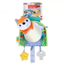 Подвеска на кроватку BabyToys 032-22A с зеркалом и прорезывателем
