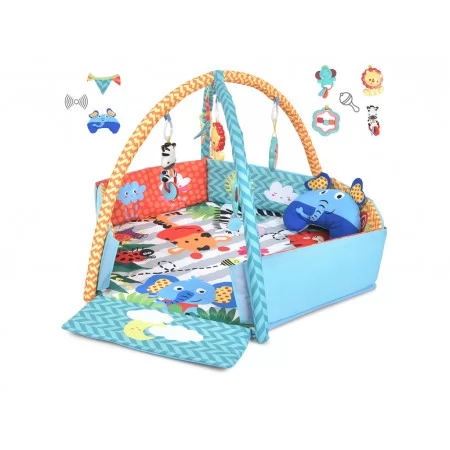 Коврик для младенца 2в1 ME 1171 Color, 30 шариков, 4 подвески, EL CAMINO