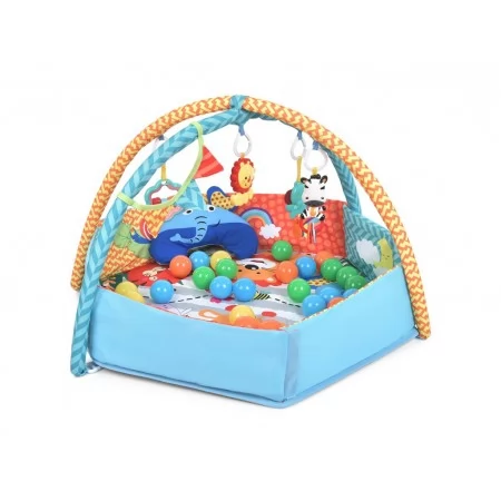 Коврик для младенца 2в1 ME 1171 Color, 30 шариков, 4 подвески, EL CAMINO