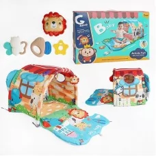 Игровой коврик BabyToys 918-001 4в1 с туннелем разные цвета Игровой коврик BabyToys 918-001 4в1 с туннелем разные цвета