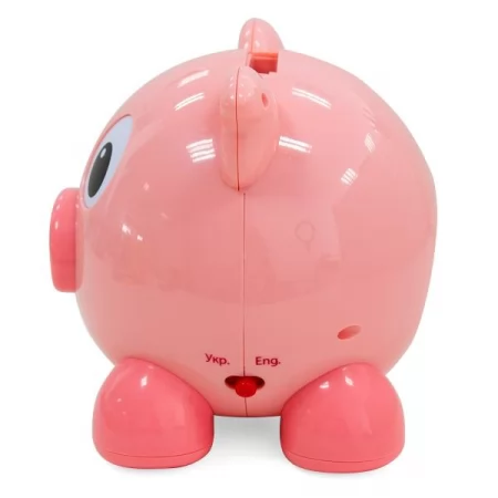 Интерактивная обучающая игрушка Kiddi Smart Умная копилочка украинский и английский языки 