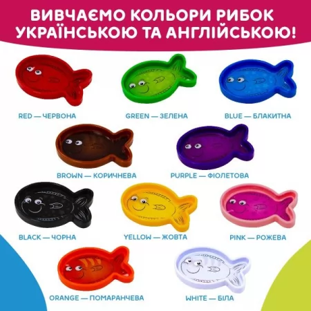 Интерактивная обучающая игрушка Kiddi Smart Умный аквариум украинский и английский языки 