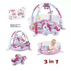Коврик развивающий BabyToys 023-73 Единорог с шариками