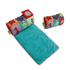 Мягкий игровой коврик BabyToys 023-78 с валиком 75х42см