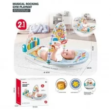 Развивающий коврик BabyToys 187943 разноцветный пластиковый