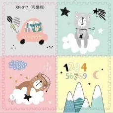 Килимок детский BabyToys M 20346 разноцветный пластиковый
