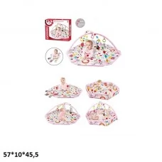Коврик-манеж BabyToys 668-93 с шариками разноцветный