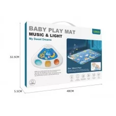 Музыкальный коврик BabyToys YS 2609 D с мелодиями и подсветкой