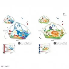 Развивающий килимок BabyToys 1128 с животными и шариками