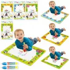 Коврик для рисования водой BabyToys с 2 ручками, 4 вида