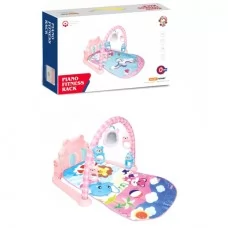 Коврик развивающий для младенца BabyToys 804L с подвесками