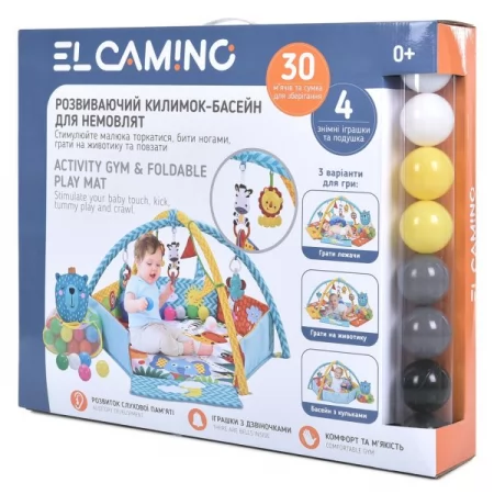 Развивающий коврик BabyToys ME 1171 2в1 с бассейном Развивающий коврик BabyToys ME 1171 2в1 с бассейном