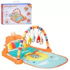 Развивающий коврик для младенца BabyToys с пианино и музыкой