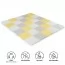 Развивающий коврик-пазл Kinderkraft Luno Yellow 30 эл. KKMLUNOYEL0000