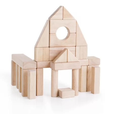 Деревянные кубики Guidecraft Unit Blocks Геометрические формы неокрашенные 84 эл. G2121B Деревянные кубики Guidecraft Unit Blocks Геометрические формы неокрашенные 84 эл. G2121B