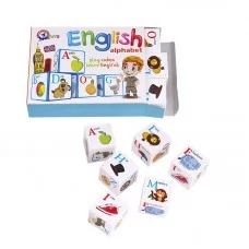 Кубики развивающие Technok Toys английский алфавит 12 шт