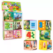 Кубики 53344 "4FUN Game Club", 6 штук, м'які, водонепроникна тканина, літери, цифри, арифметичні знаки, в пакеті Кубики 53344 "4FUN Game Club", 6 штук, м'які, водонепроникна тканина, літери, цифри, арифметичні знаки, в пакеті