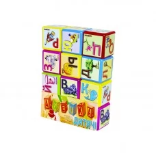 Развивающие кубики M Toys Абетка 12 шт украинский язык