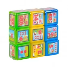 Розвивальні кубики математика M Toys 09051, 9 шт