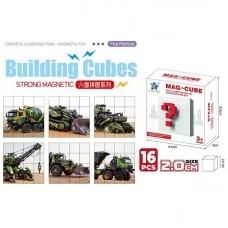 Магнітні кубики BabyToys FD 1366-7 різнокольорові пластикові Магнітні кубики BabyToys FD 1366-7 різнокольорові пластикові