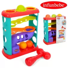 Игра PL1021 трек 28-24,5см, шарики 3шт, молоток, в карт.обвертке Игра PL1021 трек 28-24,5см, шарики 3шт, молоток, в карт.обвертке