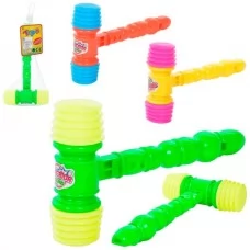 Детский игрушечный молоточек BabyToys 0056 пластиковый, 3 цвета