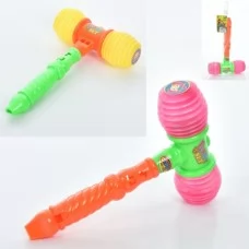 Детский музыкальный молоточек BabyToys 706, 24 см, пластик