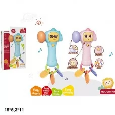 Детский молоточек BabyToys 368-42 с прорезывателем и музыкой