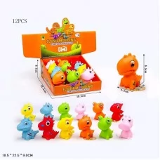 Игрушка пищалка BabyToys динозаврик с пищащим звуком