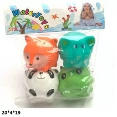 Пищащие игрушки животные BabyToys W8292 4 шт
