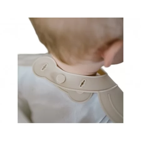 Слинявчик силіконовий, бежевий, 30x28 см, силікон, від 6 міс, 1589/07, BabyOno 1639/04 Слинявчик силіконовий, бежевий, 30x28 см, силікон, від 6 міс, 1589/07, BabyOno 1639/04