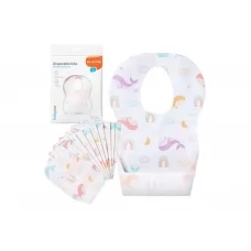Нагрудник одноразовий м’який, 10 шт, 23,5x34,5 см, 878, BabyOno