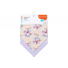 Нагрудник-платок Конячки 42x21 см, 2 шт, 879/15, BabyOno