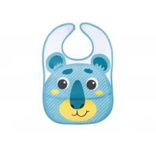 Слюнявчик Hello Little Бирюзовый, пластик, 6+, 9/232_tur, Canpol Babies