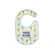 Слюнявчик хлопчатобумажный So Cool - бирюзовый Canpol Babies 15/114_tur