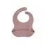 Слюнявчик силиконовый с карманом DOTS - розовый Canpol Babies 51/029_pin