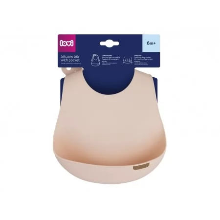 Слюнявчик силиконовый Nude LOVI 51/031_pin