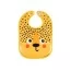 Слюнявчик пластмассовый с кармашком Hello Little - гепард, Canpol Babies 9-232_ora2