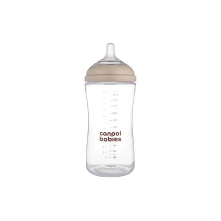 Бутылочка антиколиковая Natural Shape с соской Dual-zone 330 мл, Canpol babies 35/402