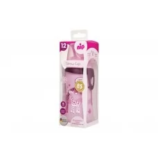 Поилка девочка РР Straw Cup с соломинкой 330 мл От 12 месяцев PET-Box Nip 35068