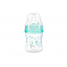 Пляшка антиколікова з широким отвором бірюзова 120 мл BabyOno 402/01