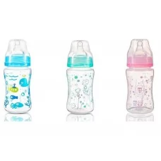 Пляшка антиколікова з широким отвором 240 мл BabyOno 403