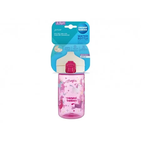 Поильник детский для воды JUNIOR - розовый, Canpol babies 56/624_pin