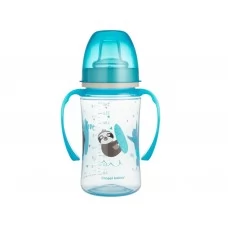 Кружка тренировочная EasyStart 240 мл -Sweet fun синяя Canpol Babies 35/208_blu
