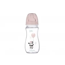 Бутылка с широким отверстием антиколиковая Easystart - Toys 300 мл розовая кукла Canpol Babies 35/2 35-222-pin