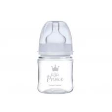 Пляшка антиколікова з широким отвором 120 мл PP Easystart Royal baby синя Canpol Babies 35/233_blu