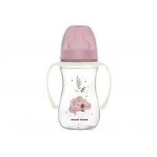 Бутылка антиколиковая с широким отверстием 240 мл Easystart Sleepy Koala - розовая Canpol Babies 35 35-237_pin